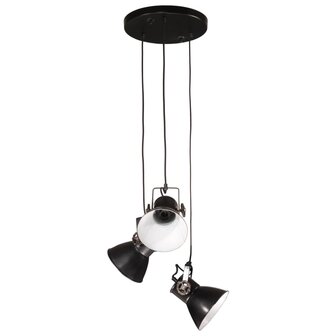 Hanglamp 25 W E27 30x30x100 cm zwart 3