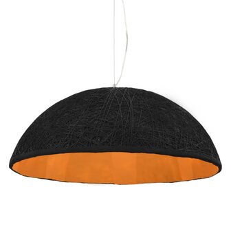 Hanglamp E27 &Oslash;70 cm zwart en goud 1