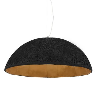 Hanglamp E27 &Oslash;70 cm zwart en goud 4