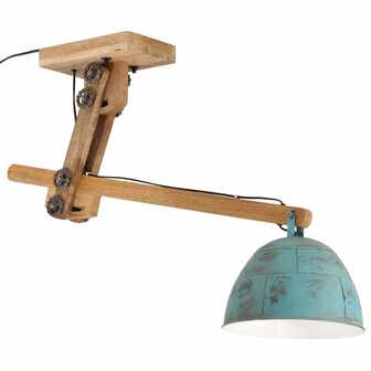 Plafondlamp 25 W E27 105x30x65-108 cm verweerd blauw 2