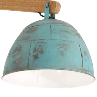 Plafondlamp 25 W E27 105x30x65-108 cm verweerd blauw 5