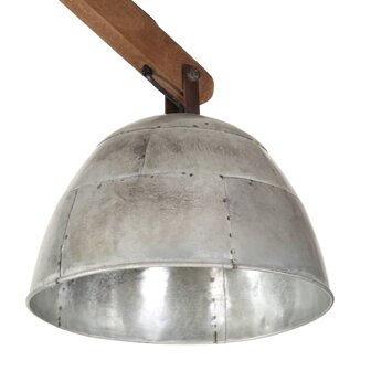 Plafondlamp 25 W E27 29x18x85 cm vintage zilverkleurig 5