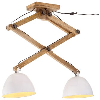 Plafondlamp 25 W E27 29x18x85 cm wit 1