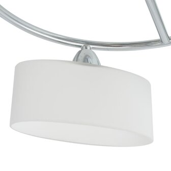 Plafondlamp met ellipsvormige glazen kappen 5xE14 200W 4