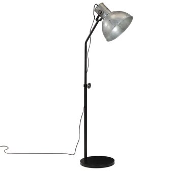 Vloerlamp 25 W E27 30x30x90-150 cm vintage zilverkleurig 2