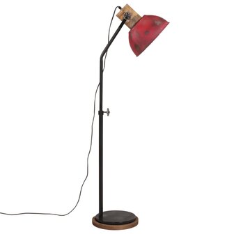 Vloerlamp 25 W E27 30x30x100-150 cm verweerd rood 4