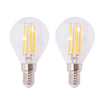 Wandlampen 2 st met LED 8 W 9