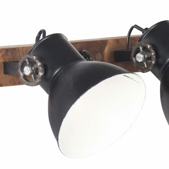 Wandlamp industrieel E27 65x25 cm zwart 4