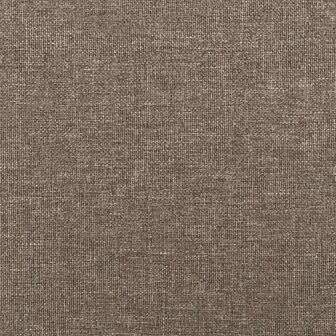 Bankje 100x30x30 cm stof taupe 6