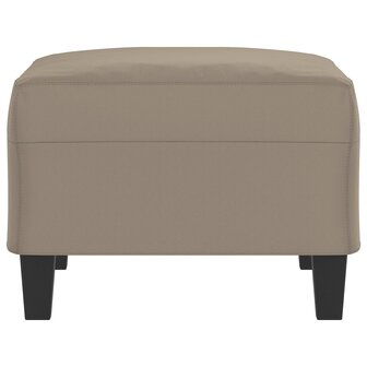 Voetenbank 70x55x41 cm microvezelstof taupe 4