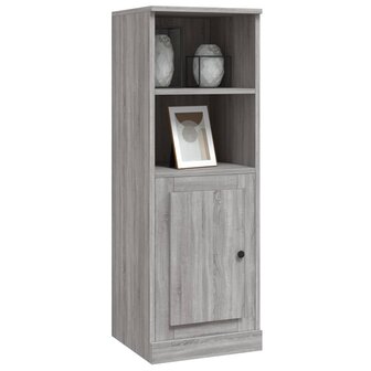 Hoge kast 36x35,5x103,5 cm bewerkt hout grijs sonoma eikenkleur 4