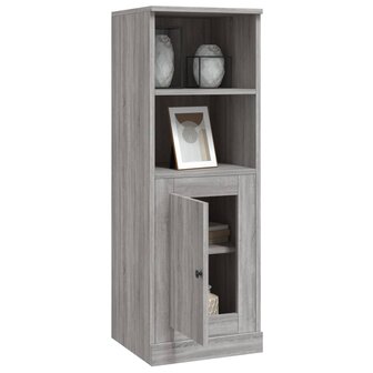 Hoge kast 36x35,5x103,5 cm bewerkt hout grijs sonoma eikenkleur 5