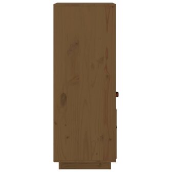 Hoge kast 34x40x108,5 cm massief grenenhout honingbruin 7