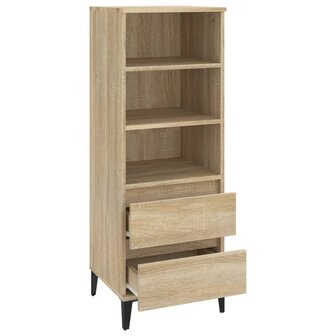 Hoge kast 40x36x110 cm bewerkt hout sonoma eiken 4