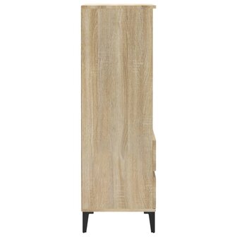 Hoge kast 40x36x110 cm bewerkt hout sonoma eiken 5