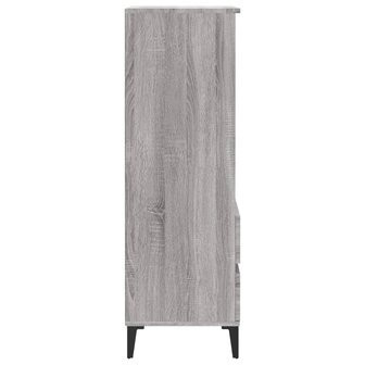 Hoge kast 40x36x110 cm bewerkt hout grijs sonoma 5