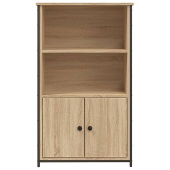 Hoge kast 62x32x103,5 cm bewerkt hout sonoma eikenkleurig 5