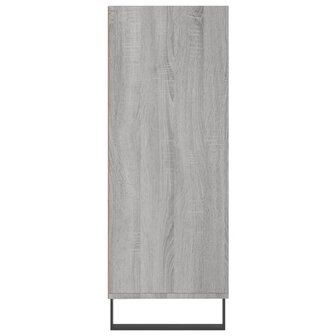 Schappenkast 69,5x32,5x90 cm bewerkt hout grijs sonoma eiken 5