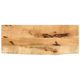 Tafelblad met natuurlijke rand 70x20x2,5 cm massief mangohout 1