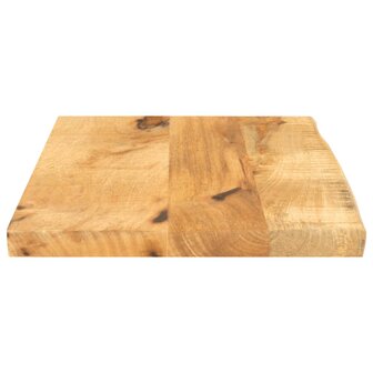 Tafelblad met natuurlijke rand 40x30x2,5 cm massief mangohout 4