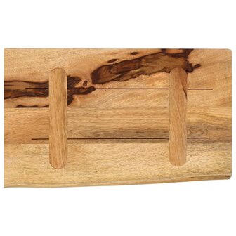 Tafelblad met natuurlijke rand 40x20x3,8 cm massief mangohout 5