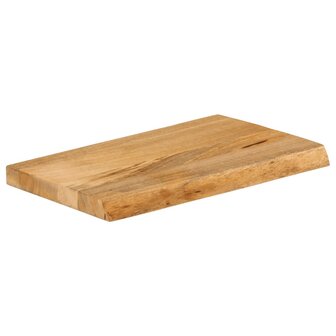 Tafelblad met natuurlijke rand 40x20x2,5 cm massief mangohout 2