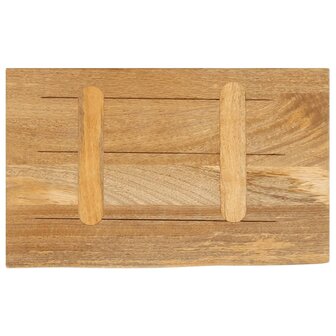 Tafelblad met natuurlijke rand 40x20x2,5 cm massief mangohout 5