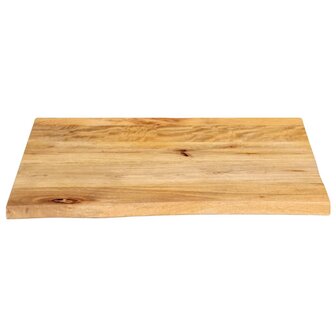 Tafelblad met natuurlijke rand 40x40x2,5 cm massief mangohout 3