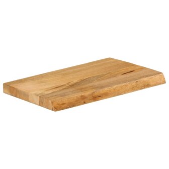 Tafelblad met natuurlijke rand 50x20x3,8 cm massief mangohout 2