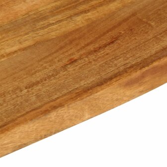 Tafelblad met natuurlijke rand 50x20x2,5 cm massief mangohout 7