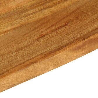 Tafelblad met natuurlijke rand 60x20x3,8 cm massief mangohout 7