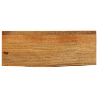 Tafelblad met natuurlijke rand 70x20x3,8 cm massief mangohout 1