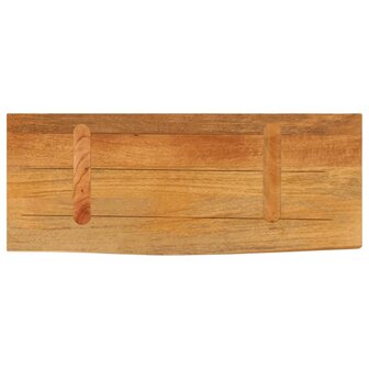 Tafelblad met natuurlijke rand 70x20x3,8 cm massief mangohout 5