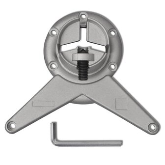 Tafelpoten in hoogte verstelbaar chroom 1100 mm 4 st 4