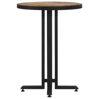 Bistrotafel rond &Oslash;55x76 cm massief gerecycled teakhout 4