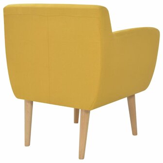 Fauteuil stof geel 3