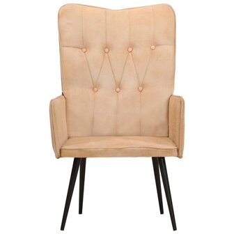 Fauteuil canvas cr&egrave;mekleurig 2