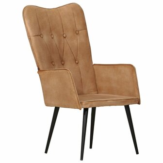 Fauteuil canvas bruin 9