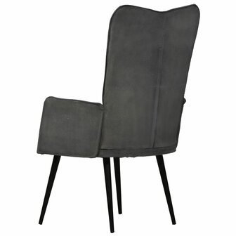 Fauteuil canvas zwart 5