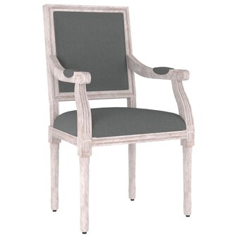 Fauteuil 54x59x99 cm stof donkergrijs 2