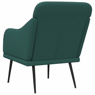 Fauteuil 63x76x80 cm stof donkergroen 5