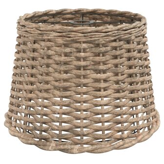 Plafondlampenkap &Oslash;40x26 cm wicker bruin 2