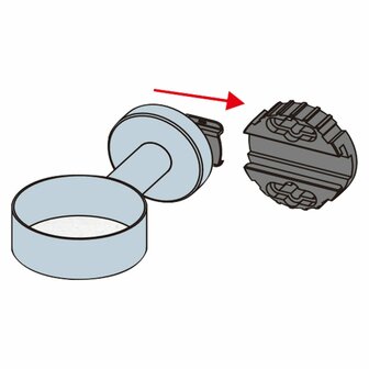 Kleine Wolke Toiletrolhouder Allegra chroomkleurig 5