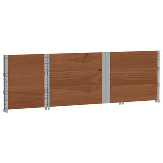 Plantenbak 150x50 cm massief grenenhout bruin 6