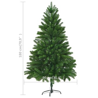 Kunstkerstboom met levensechte naalden 180 cm groen 7