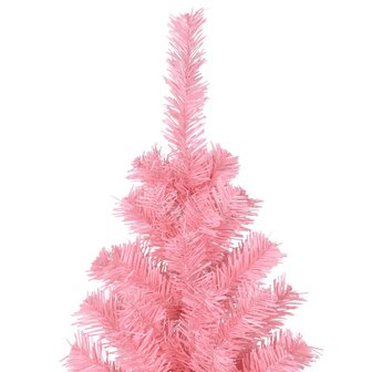 Kunstkerstboom met standaard 180 cm PVC roze 3