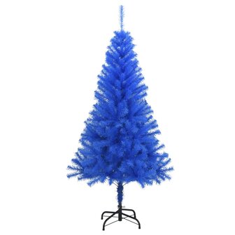 Kunstkerstboom met standaard 150 cm PVC blauw 2