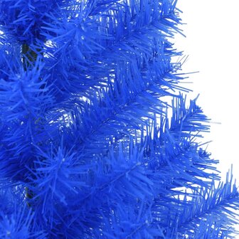 Kunstkerstboom met standaard 150 cm PVC blauw 4