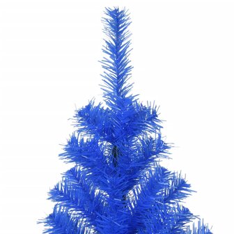 Kunstkerstboom met standaard 210 cm PVC blauw 3