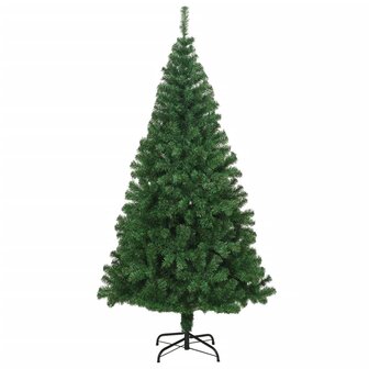 Kunstkerstboom met dikke takken 210 cm PVC groen 2